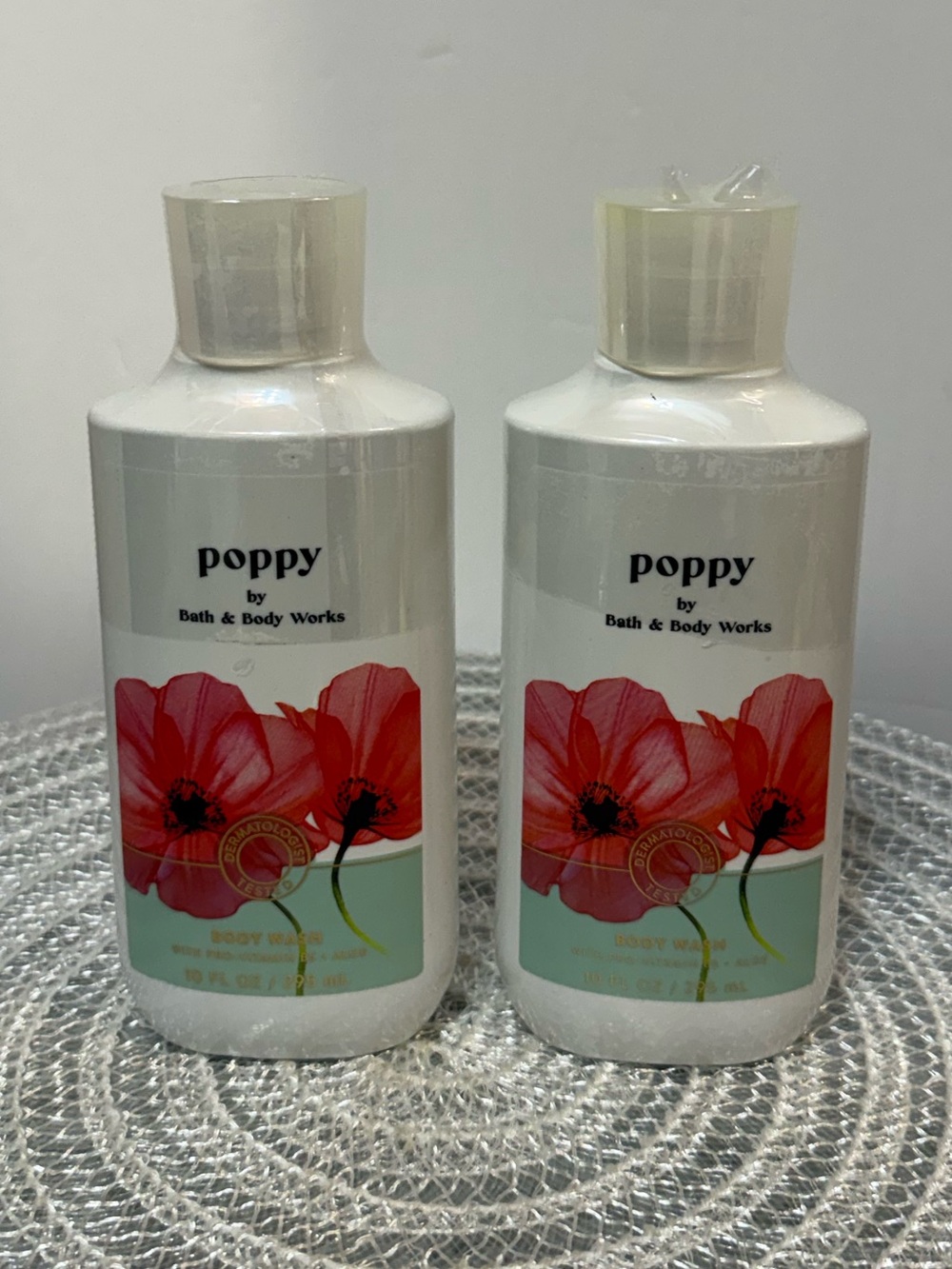 BBW Poppy Body Wash Set of 2 NWT